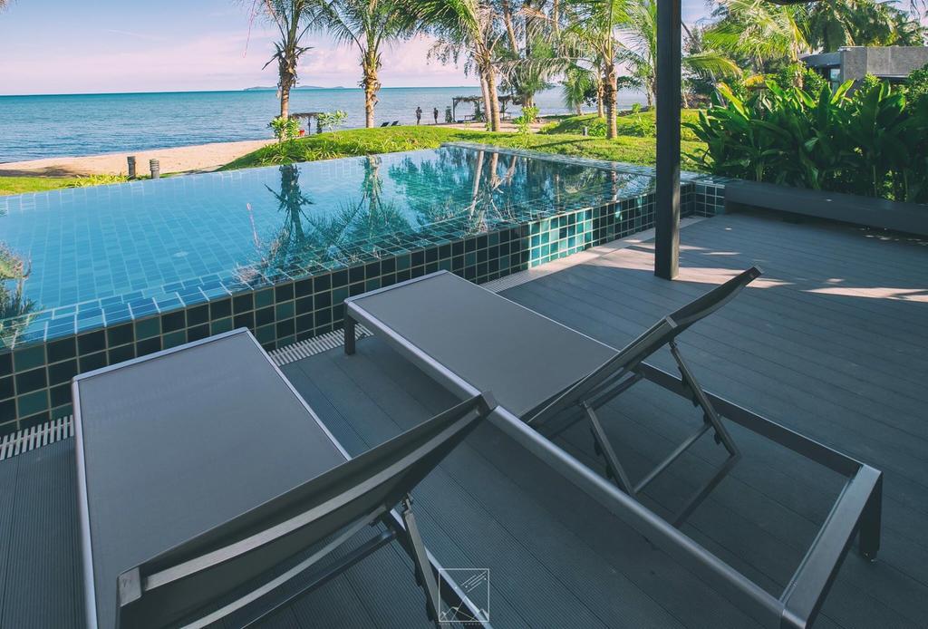 Seanery Beach Resort Bang Saphan Bagian luar foto